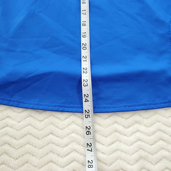 Gapfit Reflective Pullover Half Zip Activewear Bristol Blue Thumbhole Size Small - Picture 4 of 12